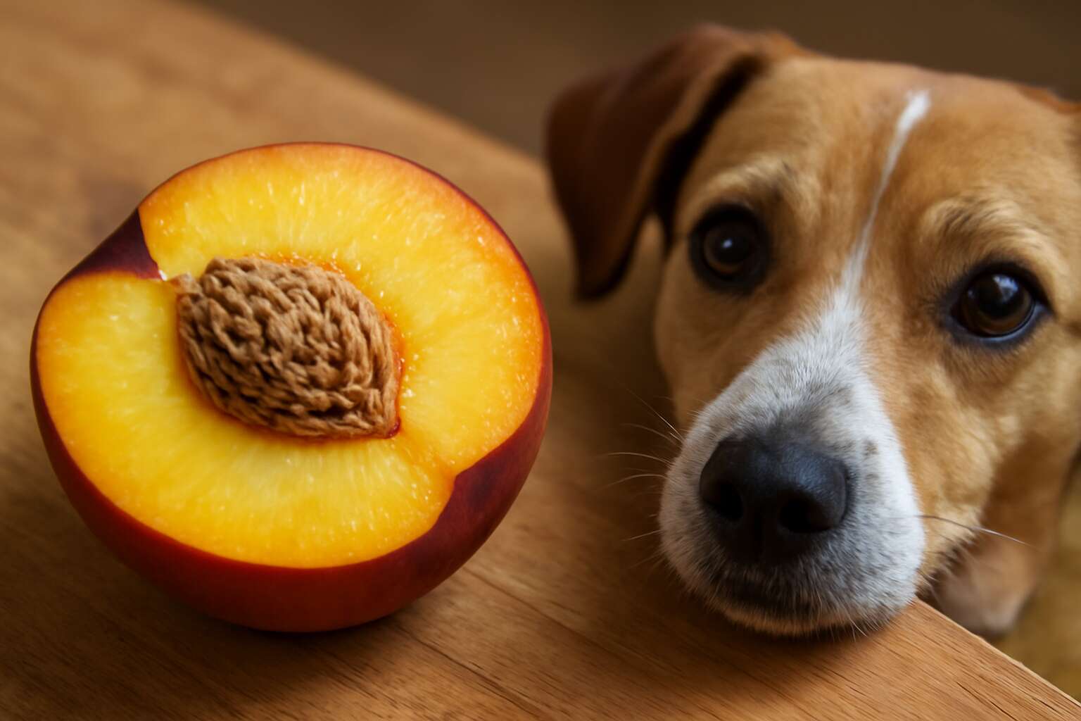 are nectarines safe for dogs