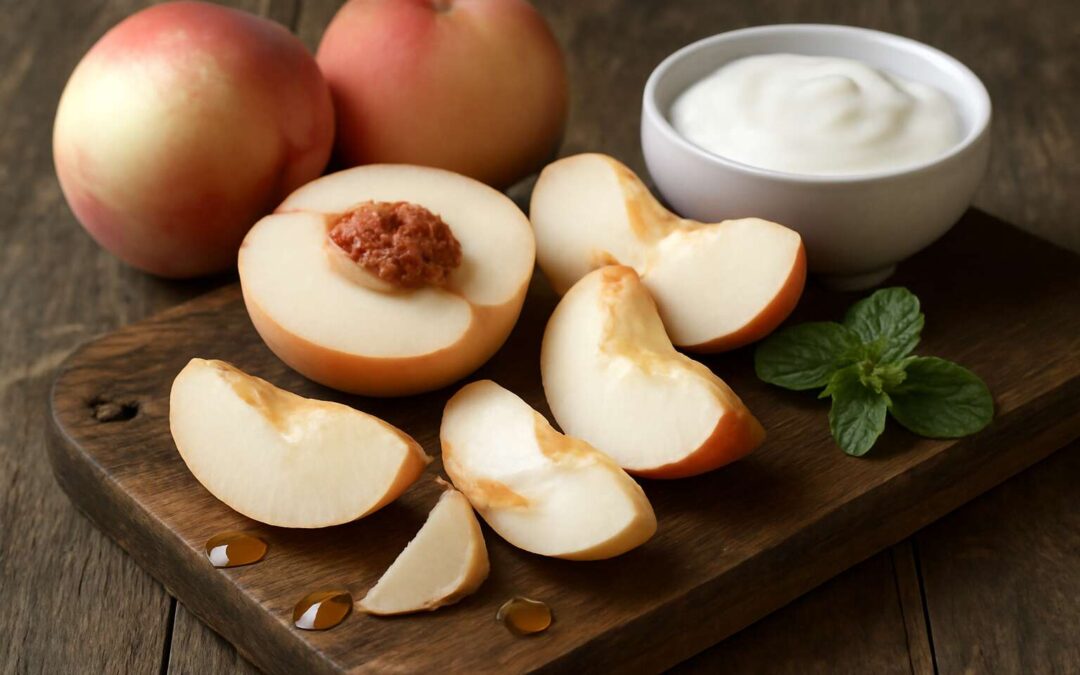 Fresh summer treats with white nectarines recipes for easy desserts.