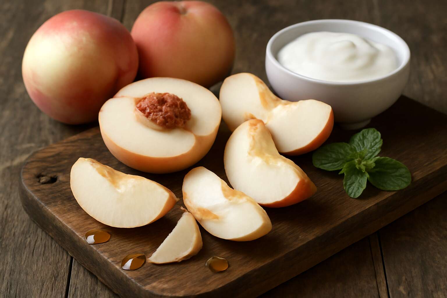white nectarines recipes