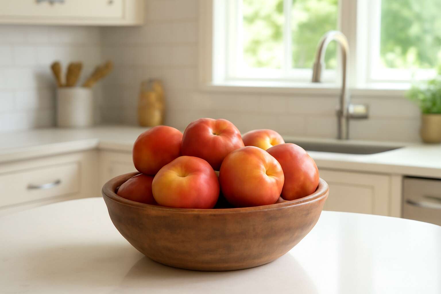 how to store nectarines and peaches