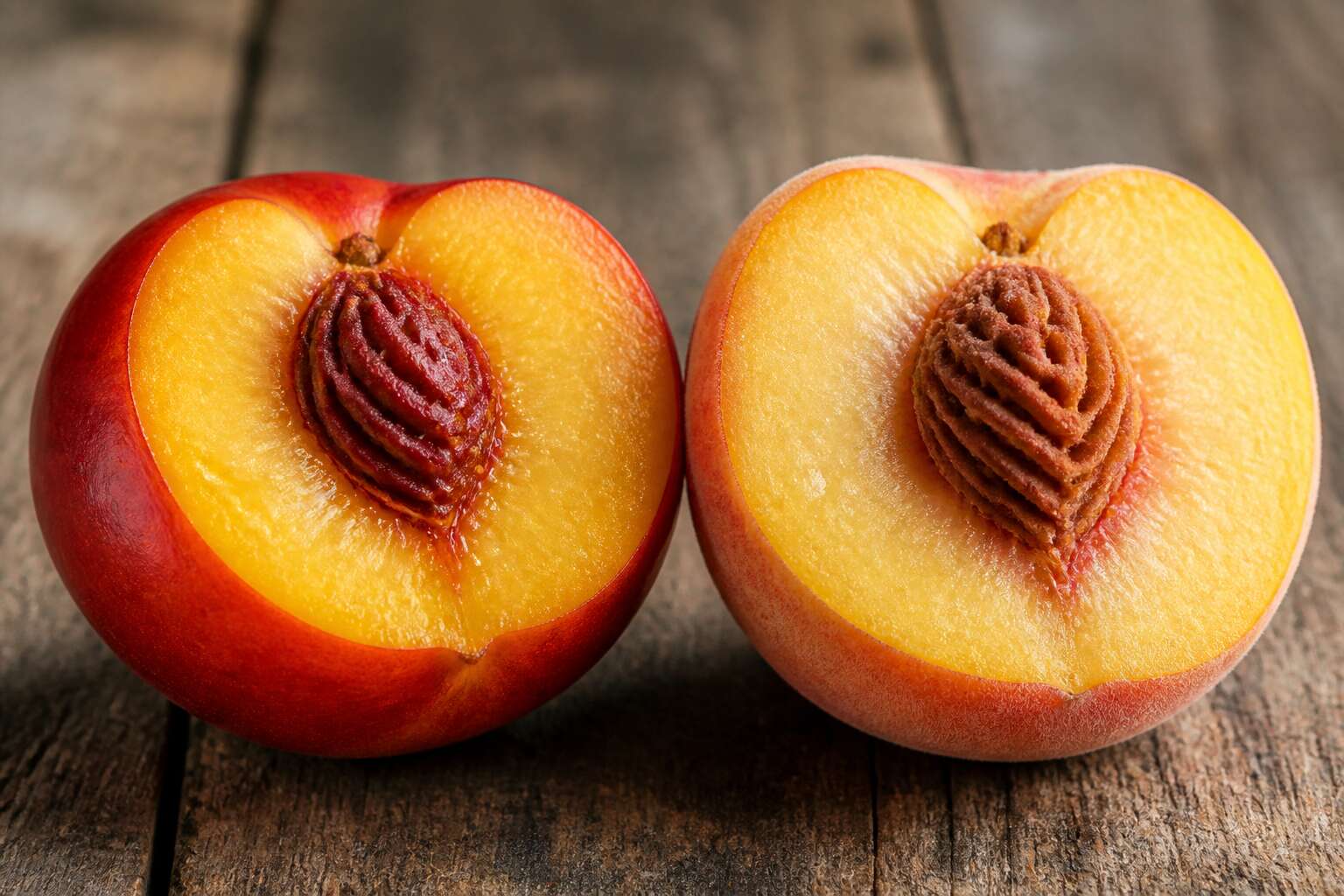 are nectarines more tart than peaches